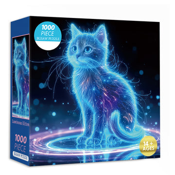 Luminous Kitten Jigsaw Puzzle 1000 Pieces